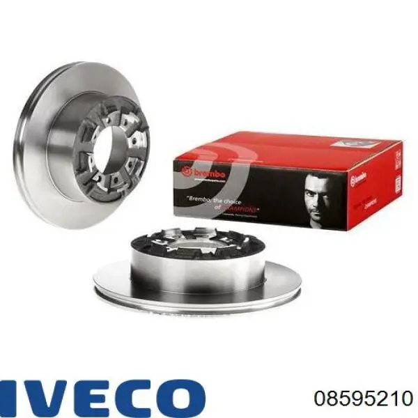 08.5952.10 Iveco disco de freno trasero