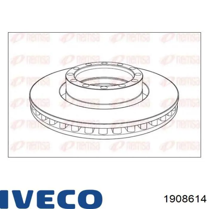 1908614 Iveco freno de disco delantero