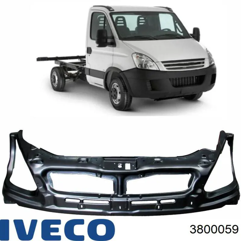  Soporte de radiador completo para Iveco Daily 4 