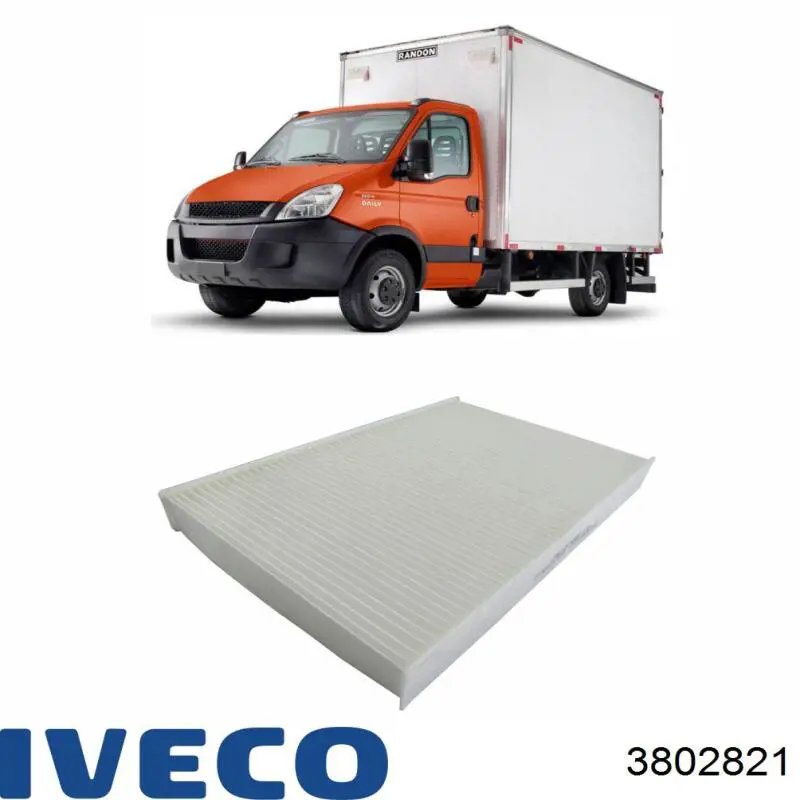 3802821 Iveco filtro de habitáculo