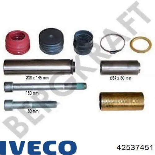 42537451 Iveco juego de reparación, pinza de freno trasero