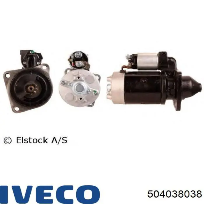 504038038 Iveco motor de arranque