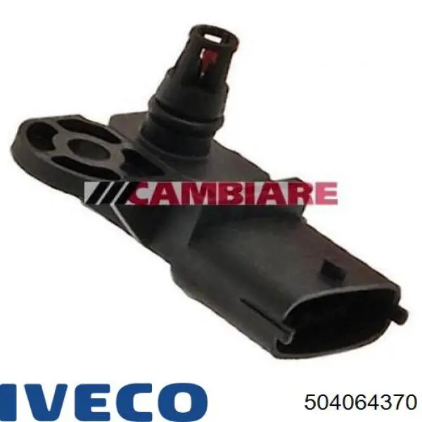 504064370 Iveco sensor de presion de carga (inyeccion de aire turbina)