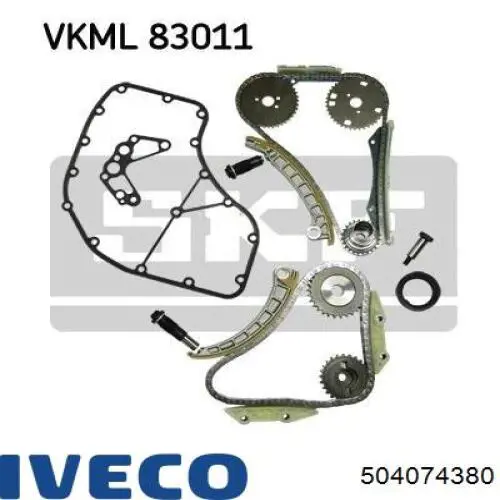  Carril de deslizamiento, cadena de distribución para Iveco Daily 5 