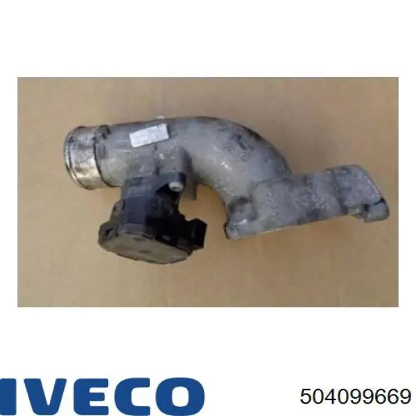 504099669 Iveco cuerpo de mariposa completo