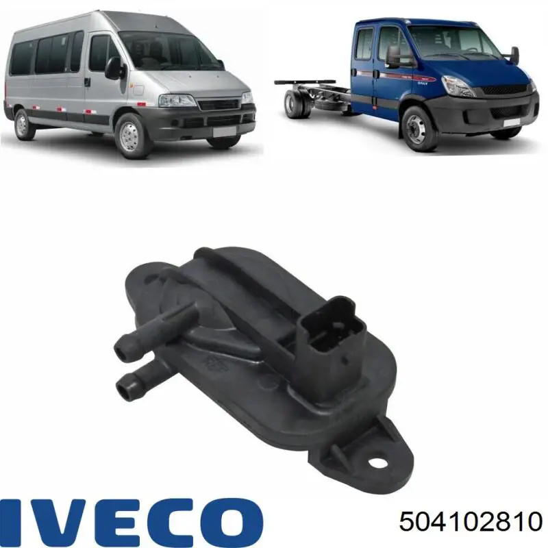 504102810 Iveco sensor de presion de escape