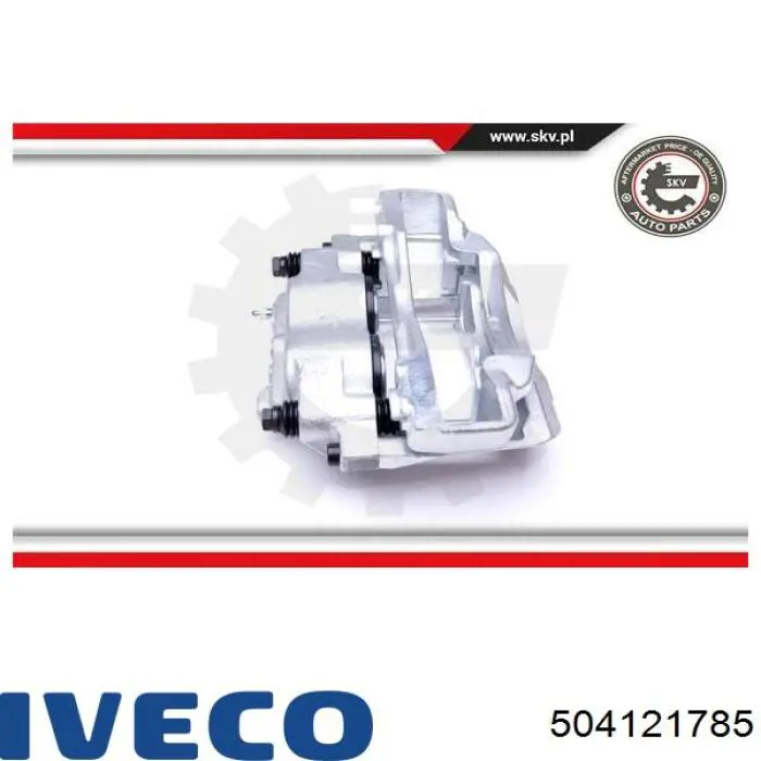 504121785 Iveco pinza de freno delantera izquierda