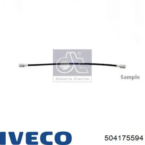 504175594 Iveco tubo flexible de frenos trasero