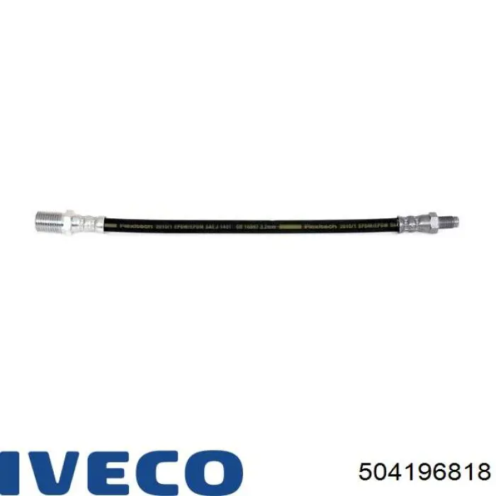 504196818 Iveco tubo flexible de frenos trasero