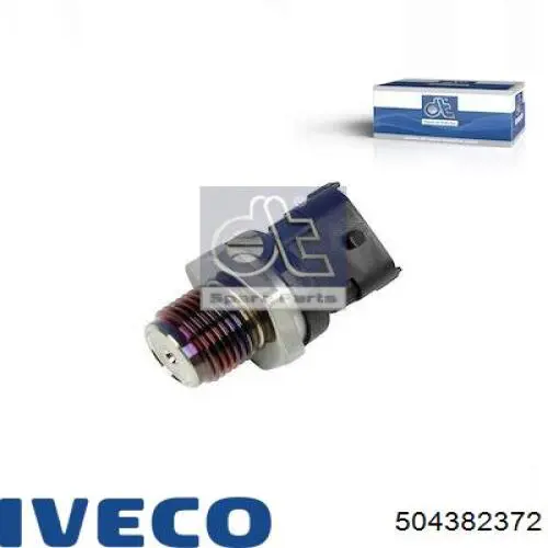 504382372 Iveco sensor de presión de combustible