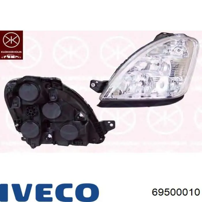 69500010 Iveco faro derecho