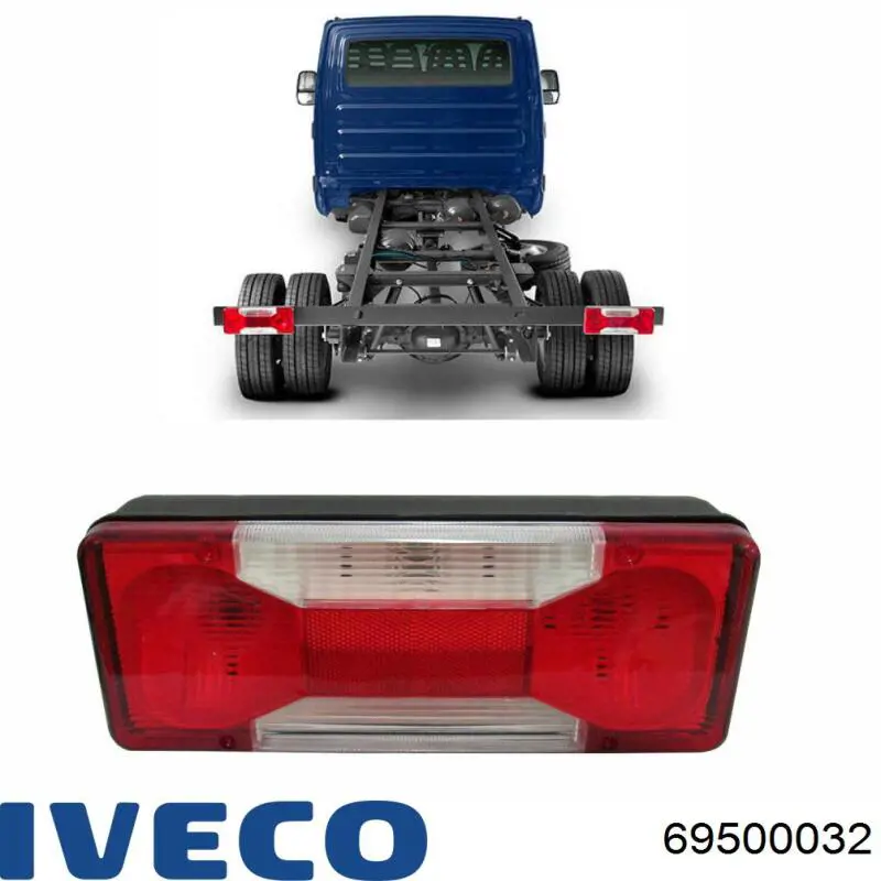 69500032 Iveco piloto posterior izquierdo