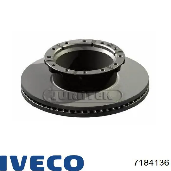 7184136 Iveco freno de disco delantero