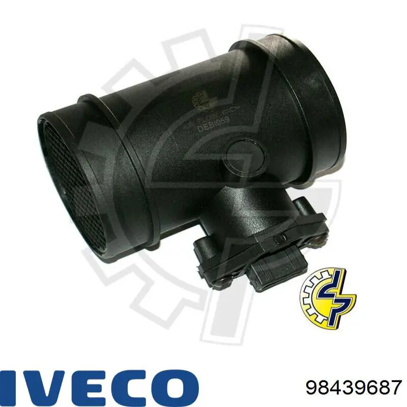 98439687 Iveco sensor de flujo de aire/medidor de flujo (flujo de aire masibo)