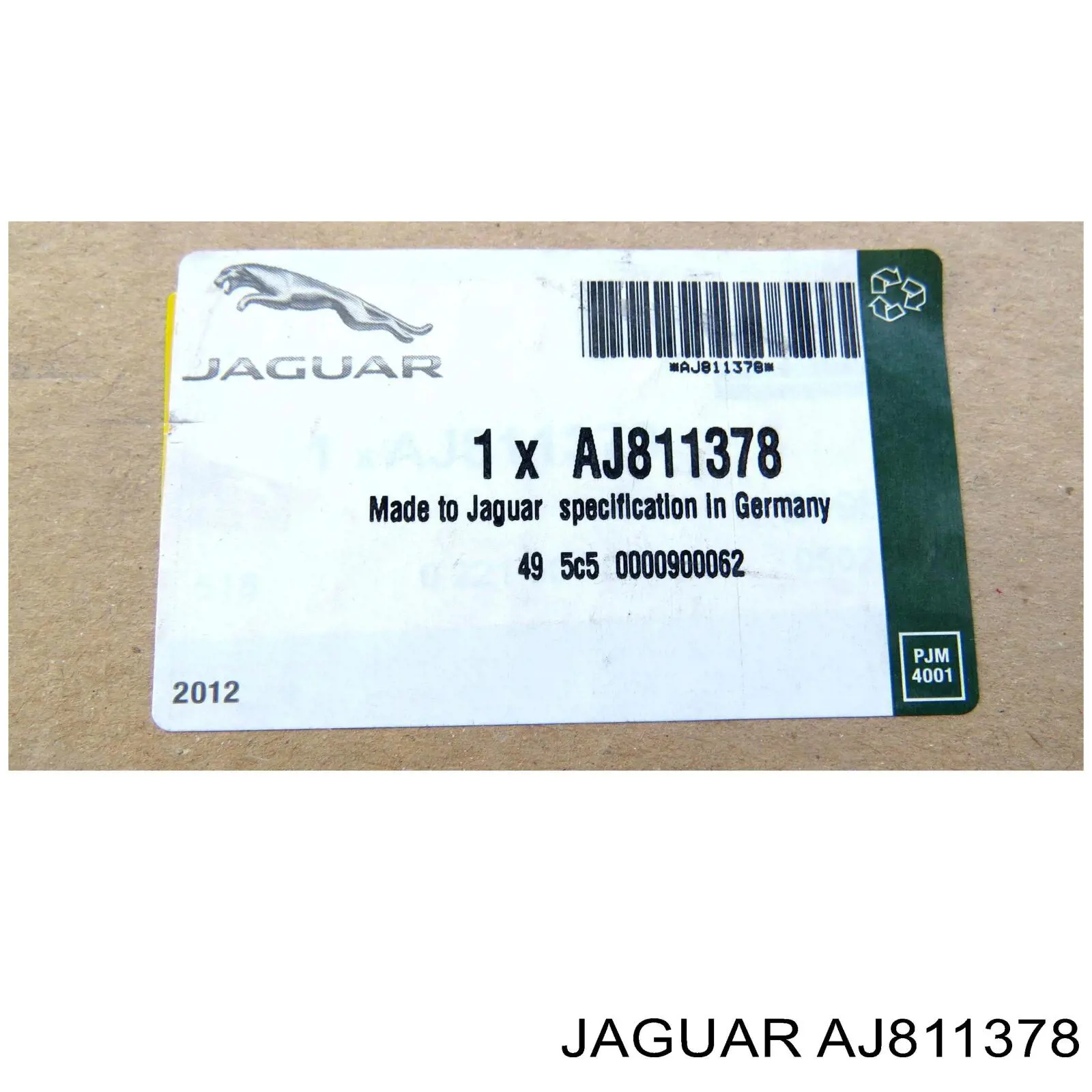 AJ811378 Jaguar bobina de encendido