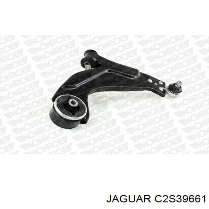 C2S39661 Jaguar barra oscilante, suspensión de ruedas delantera, inferior derecha