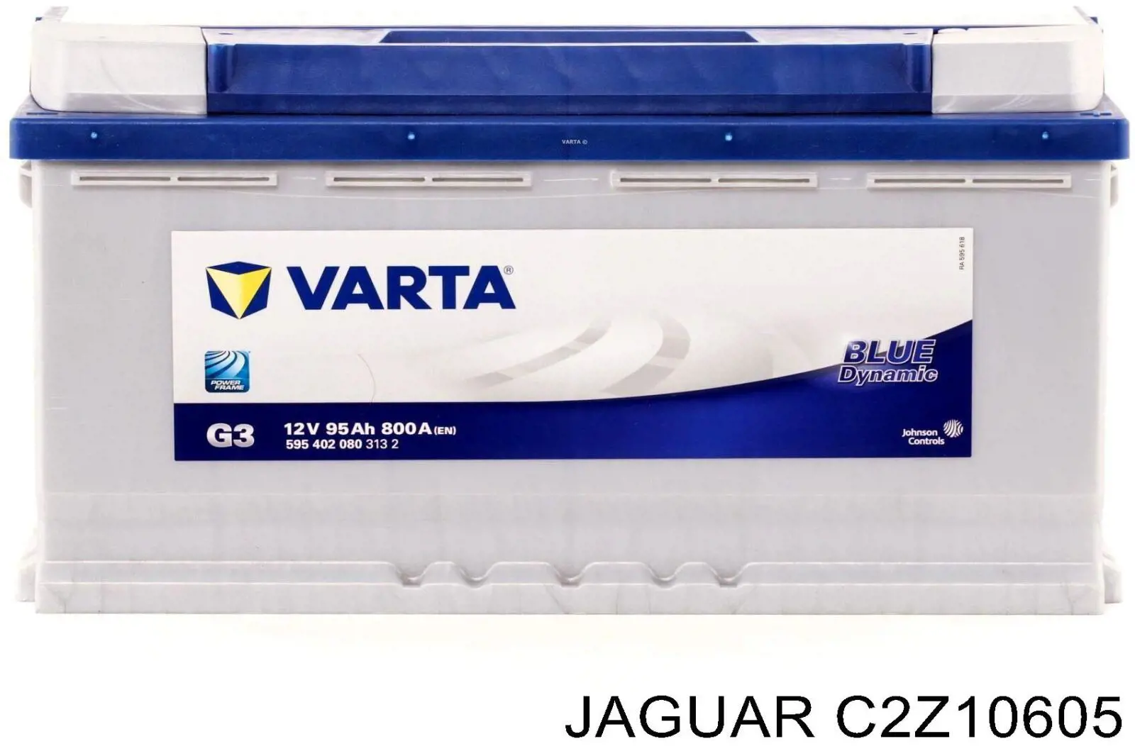 C2Z10605 Jaguar batería de arranque