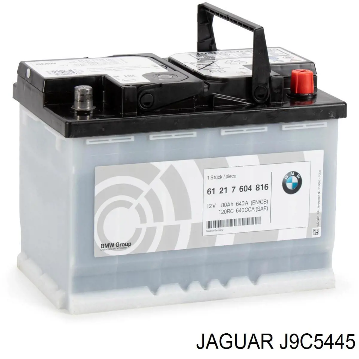 J9C5445 Jaguar batería de arranque