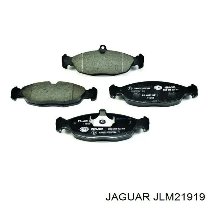 JLM21919 Jaguar pastillas de freno traseras