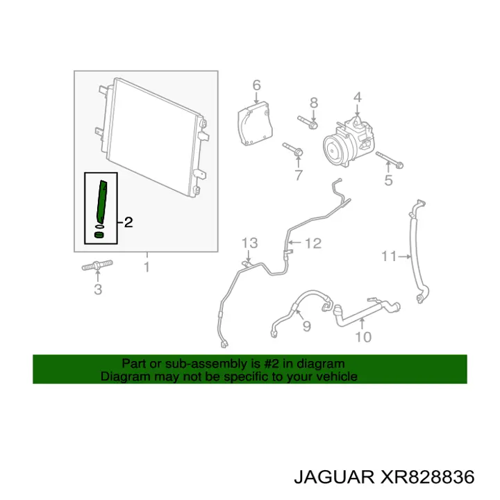  Receptor-secador del aire acondicionado para Mitsubishi Grandis NAW