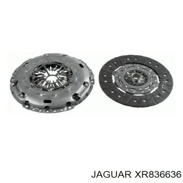 XR836636 Jaguar kit de embrague (3 partes)