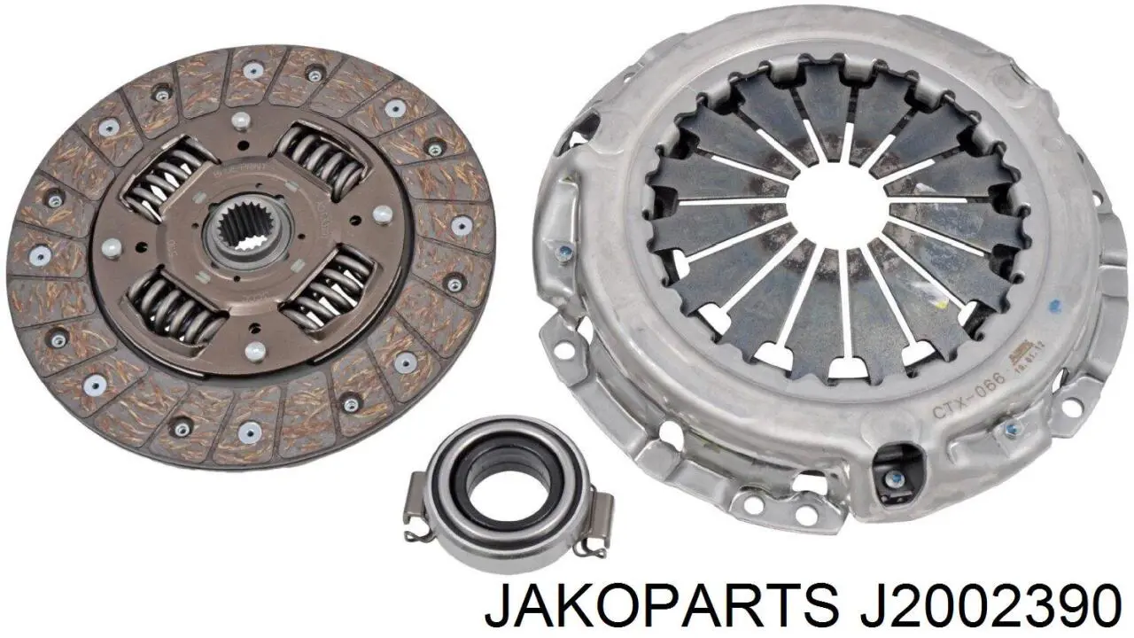 J2002390 Jakoparts kit de embrague (3 partes)