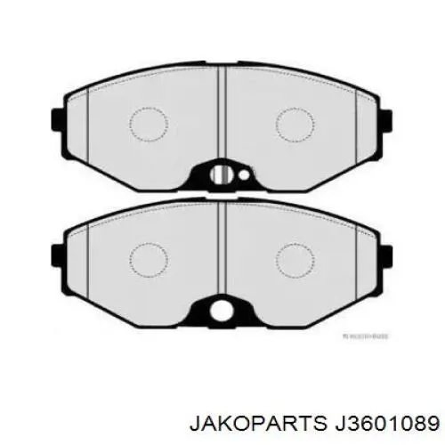 J3601089 Jakoparts pastillas de freno delanteras