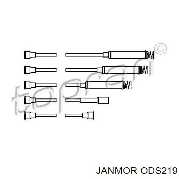 ODS219 Janmor juego de cables de encendido