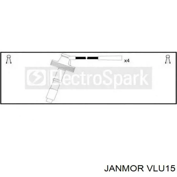 VLU15 Janmor juego de cables de encendido