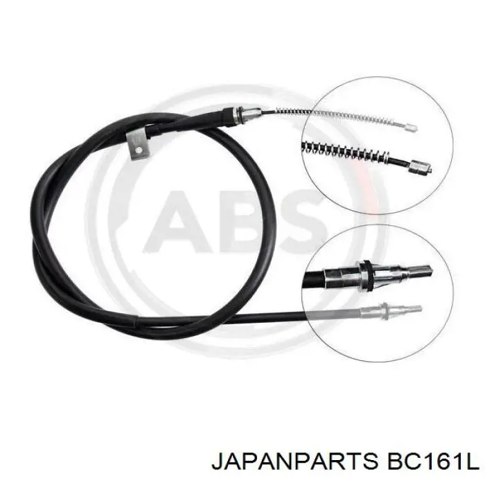 BC161L Japan Parts cable de freno de mano trasero izquierdo