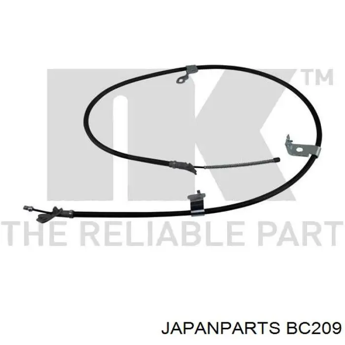 BC-209 Japan Parts cable de freno de mano trasero derecho