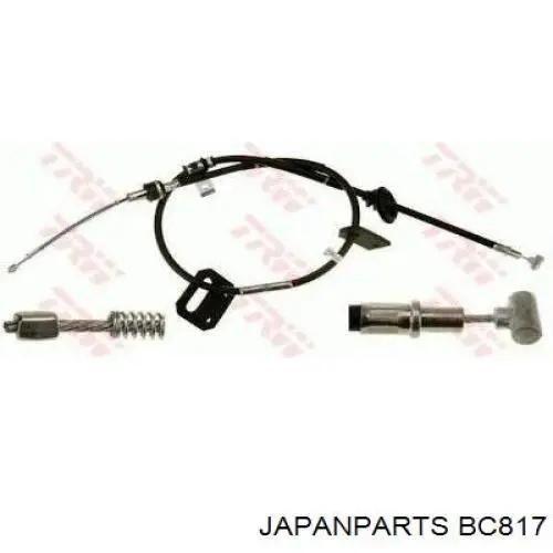 BC817 Japan Parts cable de freno de mano trasero izquierdo