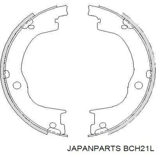 BC-H21L Japan Parts cable de freno de mano trasero izquierdo