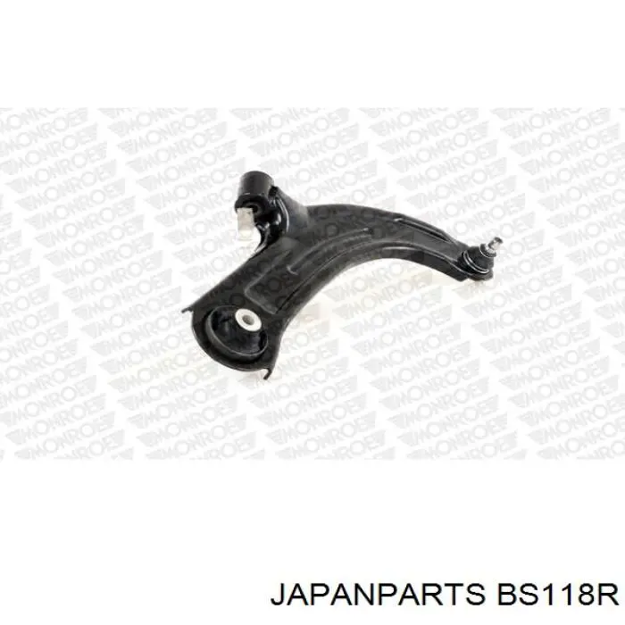 BS-118R Japan Parts barra oscilante, suspensión de ruedas delantera, inferior derecha