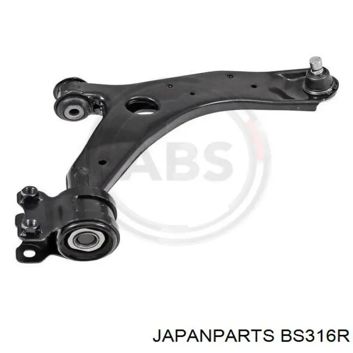 BS-316R Japan Parts barra oscilante, suspensión de ruedas delantera, inferior derecha