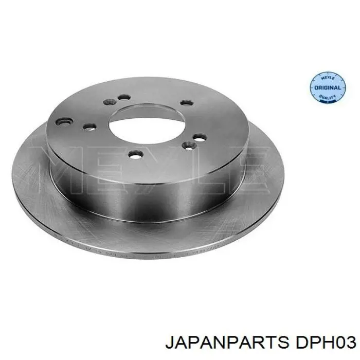 DPH03 Japan Parts disco de freno trasero