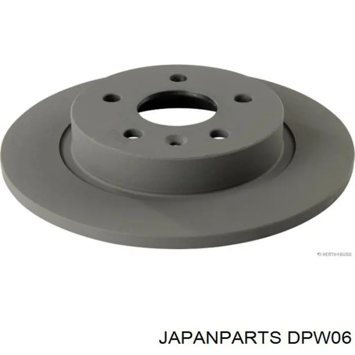 DPW06 Japan Parts disco de freno trasero