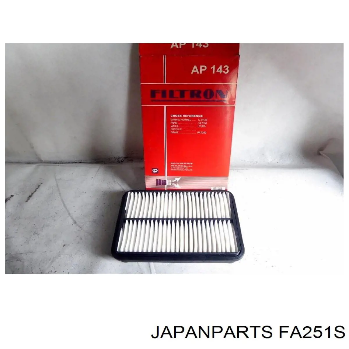 FA-251S Japan Parts filtro de aire