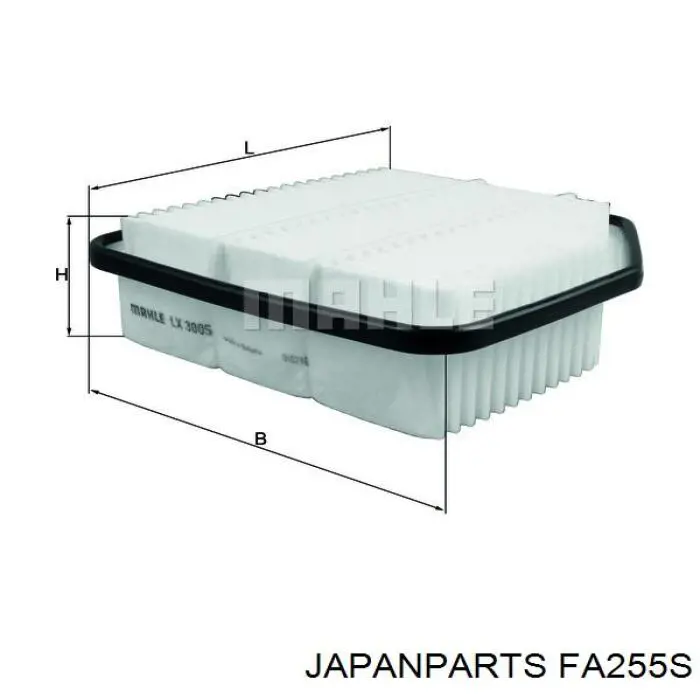 FA-255S Japan Parts filtro de aire