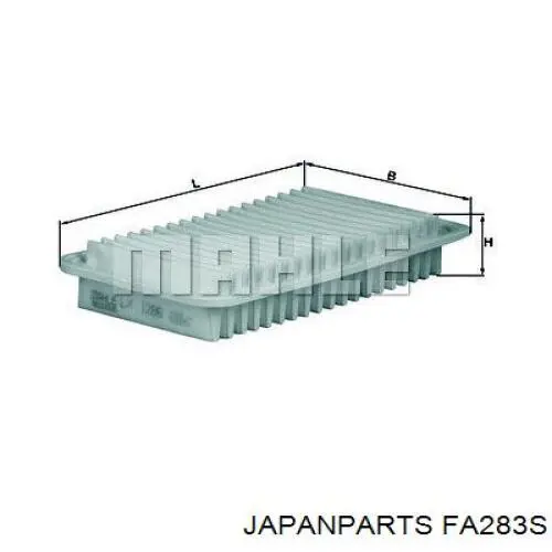 FA-283S Japan Parts filtro de aire