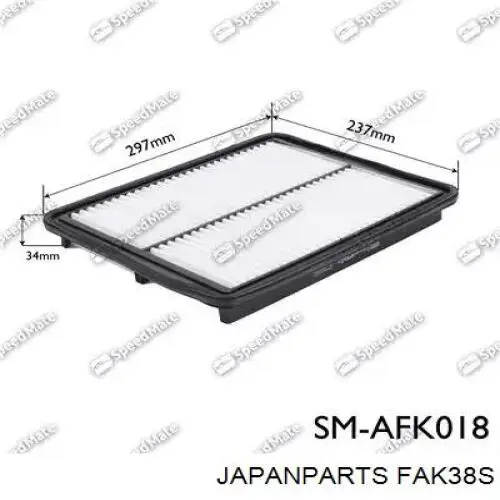 FA-K38S Japan Parts filtro de aire