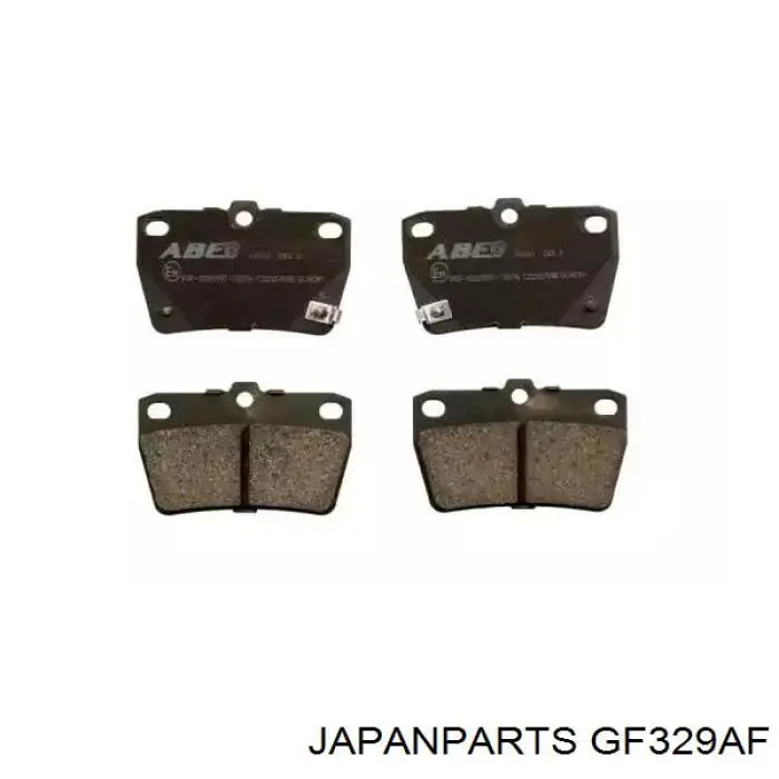 GF329AF Japan Parts zapatas de frenos de tambor traseras