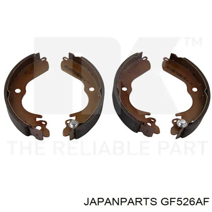 GF526AF Japan Parts zapatas de frenos de tambor traseras