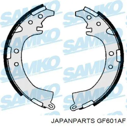 GF601AF Japan Parts zapatas de frenos de tambor traseras