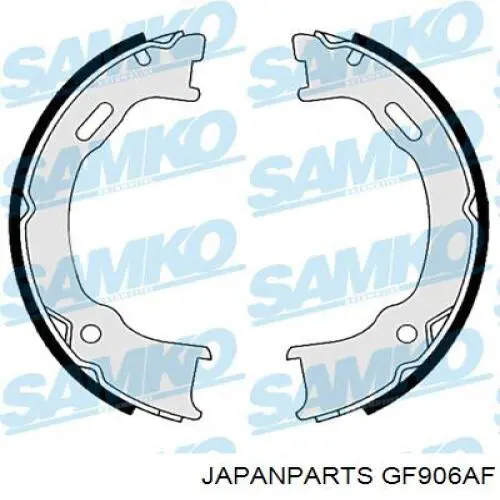 GF-906AF Japan Parts juego de zapatas de frenos, freno de estacionamiento