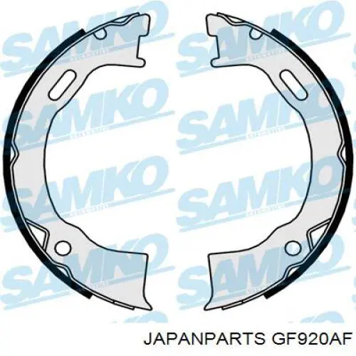 GF-920AF Japan Parts juego de zapatas de frenos, freno de estacionamiento