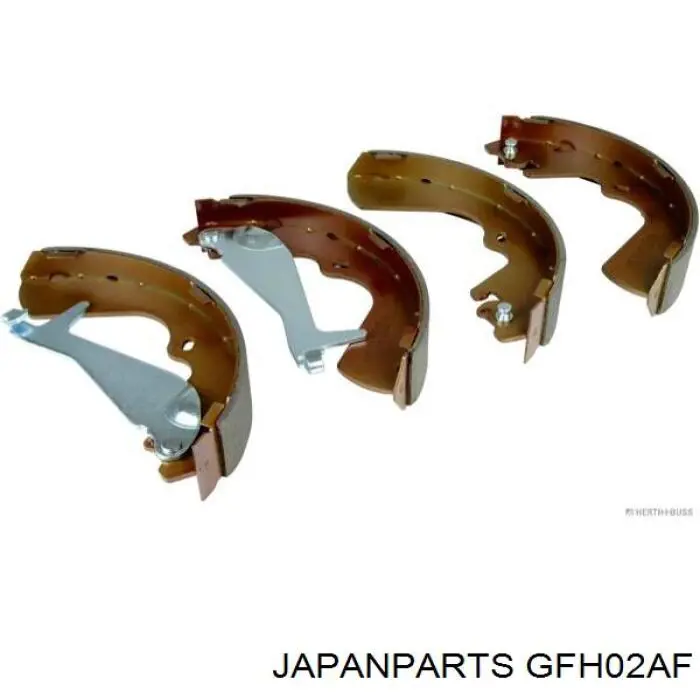 GFH02AF Japan Parts zapatas de frenos de tambor traseras