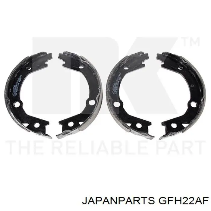 GFH22AF Japan Parts juego de zapatas de frenos, freno de estacionamiento