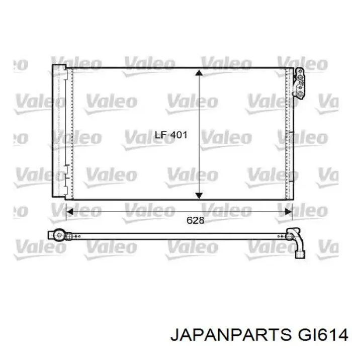 GI-614 Japan Parts junta homocinética exterior delantera