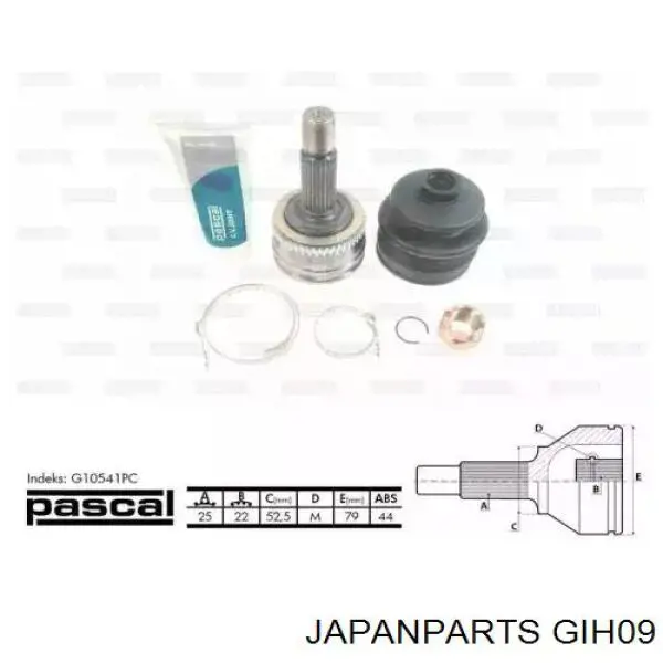 GI-H09 Japan Parts junta homocinética exterior delantera